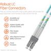 BEYONDTECH 1m (3ft) LC to LC Fiber Patch Cable  UPC Multimode Duplex Fiber Optic Cable  50/125m core, Compatible with OM3  10G LSZH PUREOptics Series view 2