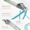 BEYONDTECH 1m (3ft) LC to LC Fiber Patch Cable  UPC Multimode Duplex Fiber Optic Cable  50/125m core, Compatible with OM3  10G LSZH PUREOptics Series view 3