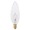 Bulbrite 25CTC/32/3 25-Watt 130-Volt Incandescent Torpedo Chandelier Bulb, 32mm, Clear - 2 Pack view 1