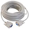 CablesOnline 100ft DB9 Serial Male to Female 9-Wire Straight Thru Extension Cable (S-3100) view 1