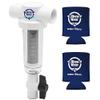 Rusco Vu-Flow, Everbuilt, ProPlumber and Campbell Alternative Spin Down Filter, 100 Mesh Sand and Sediment Filter, 1 Inch Slip Fit PVC Connection, Stainless Steel Screen, Two KleenWater Can Holders view 1