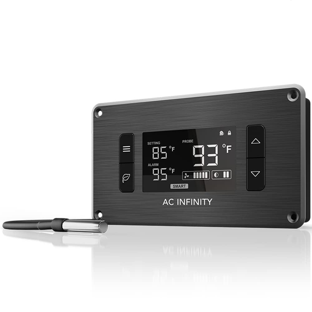 AC Infinity Controller 2, Fan Thermostat and Speed Controller, Controls AIRPLATE, MULTIFAN, USB Fans and Devices, for AV Cabinet Cooling