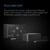 AC Infinity Controller 2, Fan Thermostat and Speed Controller, Controls AIRPLATE, MULTIFAN, USB Fans and Devices, for AV Cabinet Cooling view 4