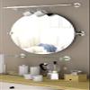 Gatco 4412 Cafe Towel Ring | Modern Hand Towel Holder for Bathroom | Stylish Decorative Hardware, Heavy Duty Metal, EZ Ancor Mounting | Chrome view 3
