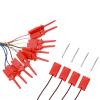 A Set 10 pcs Red Logic Analyser Useful High Efficiency Clip Ideal Test Hook view 1