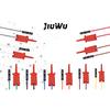 A Set 10 pcs Red Logic Analyser Useful High Efficiency Clip Ideal Test Hook view 2