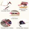 Apollo Tools 201 Piece Home Tool Set, Pink Tool Set Includes Hacksaw, Picture Hanging Assortment, and Selection of Most Needed Tools in Sturdy Tool Bag - Pink Ribbon - DT0020P view 3
