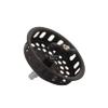 Mr. Scrappy 3.5" Sink Drain Assembly with Twist Lock Basket Strainer, Solid Brass, Black view 3