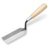 Marshalltown Notched Margin Trowels, Wood Handle, V-Shaped, X-Notch Size 6mm, Y-Notch Size 4.5mm, Z-Notch Size 0mm, Made in The USA, 52VN view 1