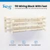ICC 110 Wiring Block with Feet, 100-Pair, Wall-Mount Block for Voice and Data, UL 1863, TAA & Section 889 Compliant view 2