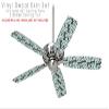 Locknodes 02 Seafoam Green - Ceiling Fan Skin Kit fits most 42 inch fans (FAN and BLADES SOLD SEPARATELY) view 2