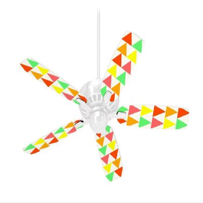 Triangles Citrus - Ceiling Fan Skin Kit fits most 42 inch fans (FAN and BLADES SOLD SEPARATELY)