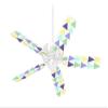 Triangles Cool - Ceiling Fan Skin Kit fits most 42 inch fans (FAN and BLADES SOLD SEPARATELY) view 1