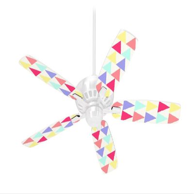 Triangles Light - Ceiling Fan Skin Kit fits most 42 inch fans (FAN and BLADES SOLD SEPARATELY)
