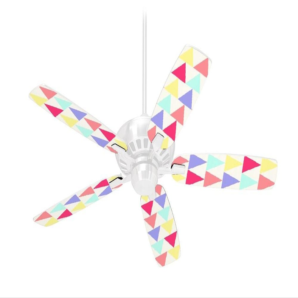 Triangles Light - Ceiling Fan Skin Kit fits most 42 inch fans (FAN and BLADES SOLD SEPARATELY)