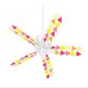 Triangles Warm - Ceiling Fan Skin Kit fits most 42 inch fans (FAN and BLADES SOLD SEPARATELY) view 1