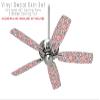 Locknodes 03 Pink - Ceiling Fan Skin Kit fits most 42 inch fans (FAN and BLADES SOLD SEPARATELY) view 2