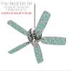Locknodes 03 Seafoam Green - Ceiling Fan Skin Kit fits most 42 inch fans (FAN and BLADES SOLD SEPARATELY) view 2