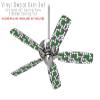 Locknodes 04 Green - Ceiling Fan Skin Kit fits most 42 inch fans (FAN and BLADES SOLD SEPARATELY) view 2