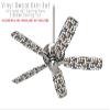 Locknodes 04 Peach - Ceiling Fan Skin Kit fits most 42 inch fans (FAN and BLADES SOLD SEPARATELY) view 2