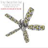 Locknodes 04 Yellow - Ceiling Fan Skin Kit fits most 42 inch fans (FAN and BLADES SOLD SEPARATELY) view 2