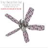 Locknodes 05 Hot Pink (Fuchsia) - Ceiling Fan Skin Kit fits most 42 inch fans (FAN and BLADES SOLD SEPARATELY) view 2