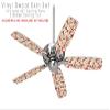 Lots of Santas - Ceiling Fan Skin Kit fits most 42 inch fans (FAN and BLADES SOLD SEPARATELY) view 2