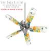 Water Butterflies - Ceiling Fan Skin Kit fits most 42 inch fans (FAN and BLADES SOLD SEPARATELY) view 2