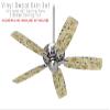 Flowers and Berries Yellow - Ceiling Fan Skin Kit fits most 42 inch fans (FAN and BLADES SOLD SEPARATELY) view 2