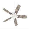 Pastel Abstract Gray and Purple - Ceiling Fan Skin Kit fits most 42 inch fans (FAN and BLADES SOLD SEPARATELY) view 1