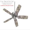 Pastel Abstract Gray and Purple - Ceiling Fan Skin Kit fits most 42 inch fans (FAN and BLADES SOLD SEPARATELY) view 2