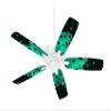 HEX Seafoan Green - Ceiling Fan Skin Kit fits most 42 inch fans (FAN and BLADES SOLD SEPARATELY) view 1