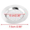 uxcell Stainless Steel Round Sink Strainer 2.95 Inch Dia Mesh Hole 2PCS view 2