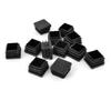 uxcell Plastic Square Blanking End Caps Tubing Tube Inserts 25mmx25mm 12Pcs view 1