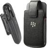 Rim BlackBerry Q10, Bold, Curve, Tour, Storm, Torch Leather Swivel Holster, Black HDW-50678-001 view 1