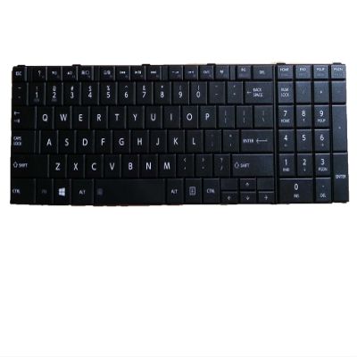 New US Laptop Keyboard for Toshiba Satellite C55D-A5170 C55D-A5175 C55D-A5201 C55D-A5204 C55D-A5206 C55D-A5240NR C55D-A5300 Black Notebook