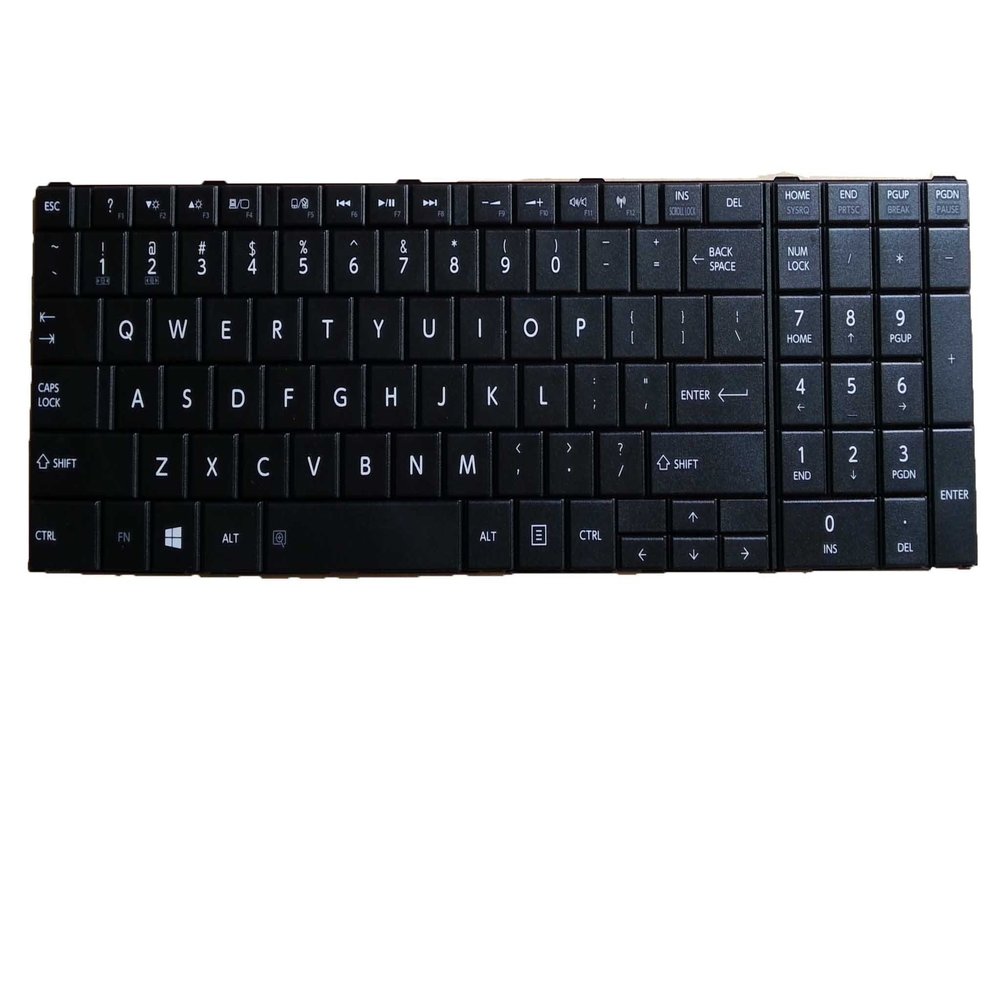 New US Laptop Keyboard for Toshiba Satellite C55D-A5170 C55D-A5175 C55D-A5201 C55D-A5204 C55D-A5206 C55D-A5240NR C55D-A5300 Black Notebook
