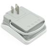 RND Compact Power Station 2.4 Amp Dual USB Ports, 2 AC Outlet Wall Charger (white) view 3