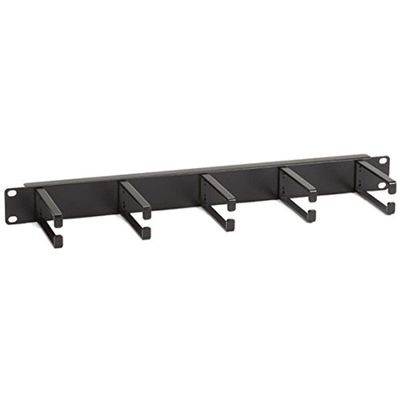 Black Box Network Services Patch Cable Management - Rack Cable Management Panel - Black - 1 Pack1U 37803-R2