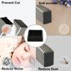 uxcell 100mmx100mm Plastic Square Inserts End Blanking Caps Black 4 Pcs view 4