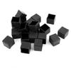 uxcell Plastic Square Tube Inserts End Blanking Caps 28mmx28mm 20Pcs Black view 1