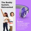 LilGadgets Untangled Pro On-Ear Wireless Kids Headphones for School, Microphone, Volume Limited, SharePort Technology, SoftTouch Padding - Purple Bluetooth Headphones view 4