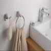 Paradise Bathworks 64028 Shangri-La Bath Hardware Towel Ring, Satin Nickel view 2