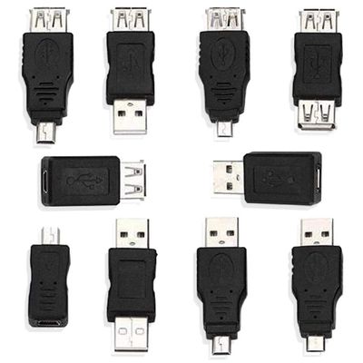 Blacell OTG 5 Pin F/M Mini Changer Adapter Converter USB Male to Female Micro USB