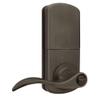 MiLocks DKL-02AQ Electronic Keyless Entry Touchpad Lever Door Lock, Antique Brass view 2