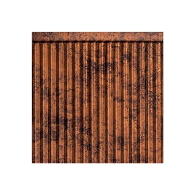 FASDE Rib Decorative Vinyl Backsplash Panel in Moonstone Copper (6X6 Inch Sample)