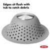 OXO Good Grips Silicone Shower & Tub Drain Protector, Hair Drain Catcher view 3