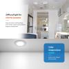 Dream lighting RV Interior LED Lights 2.76inch Recessed Ceiling Light Cool White 200lumens, Chrome Bezel, Pack of 2 view 2