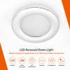Dream lighting RV LED Recessed Ceiling Lights 12V Trailer Boat Interior Downlight Warm White Lighting 3W 2.75inch Chrome Shell Pack of 2 view 3