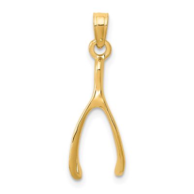 Charms Collection 14k Wishbone Pendant K2766
